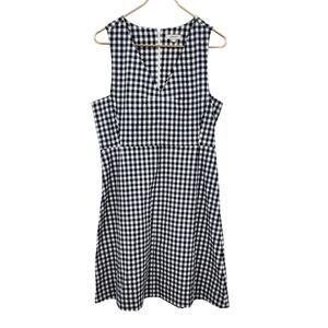 Tyler Boe Women's Gingham Print Sleeveless Knee Length‎ Dress Size 12